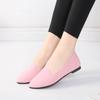 Women Ladies Slip On Flat Shoes Comfortable Casual Shoes Solid Fashion Loafers Female Pointed Toe Plain Flat Shoes Ballet Flats