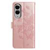 For Samsung Galaxy S25 Edge Case Butterfly Imprinted Wallet Stand PU Leather Flip Phone Cover with Strap