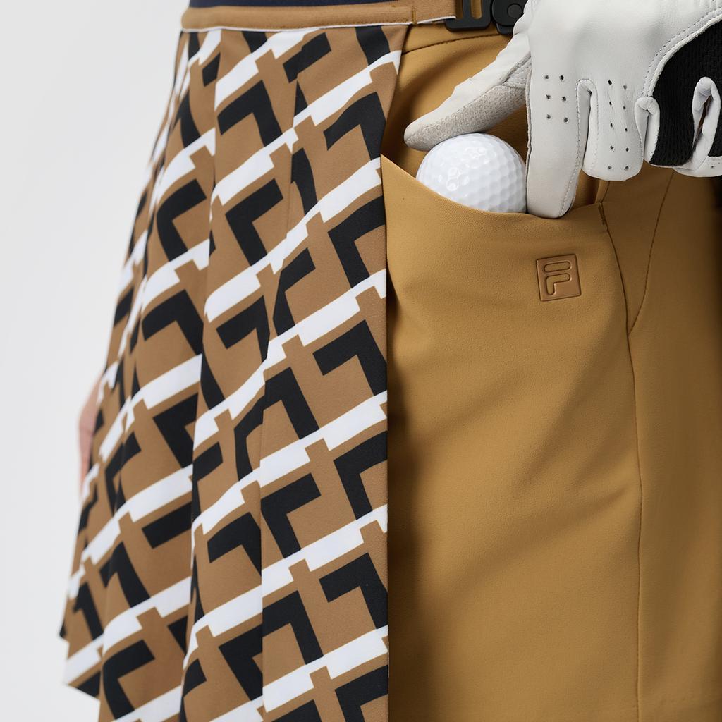 New FILA Casual Short Skirts Women's All Over Print A11W435314FZA