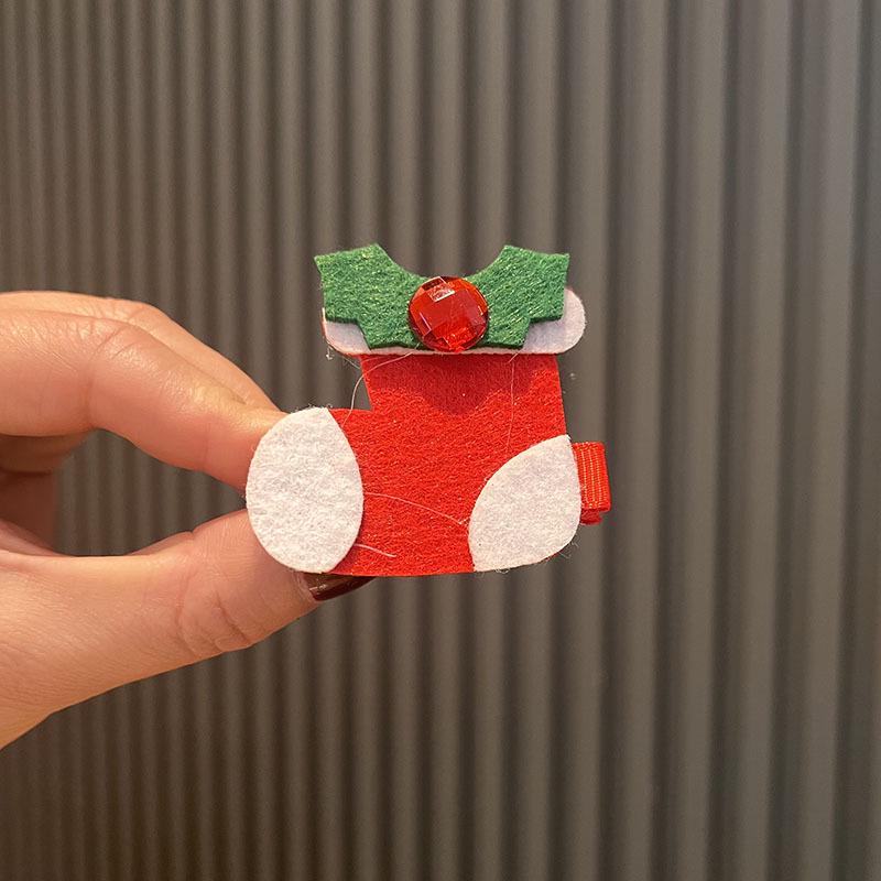 Christmas Hair Clips for Kids: Cute Cartoon Side Clips for Baby and Little Girl Hair Accessories