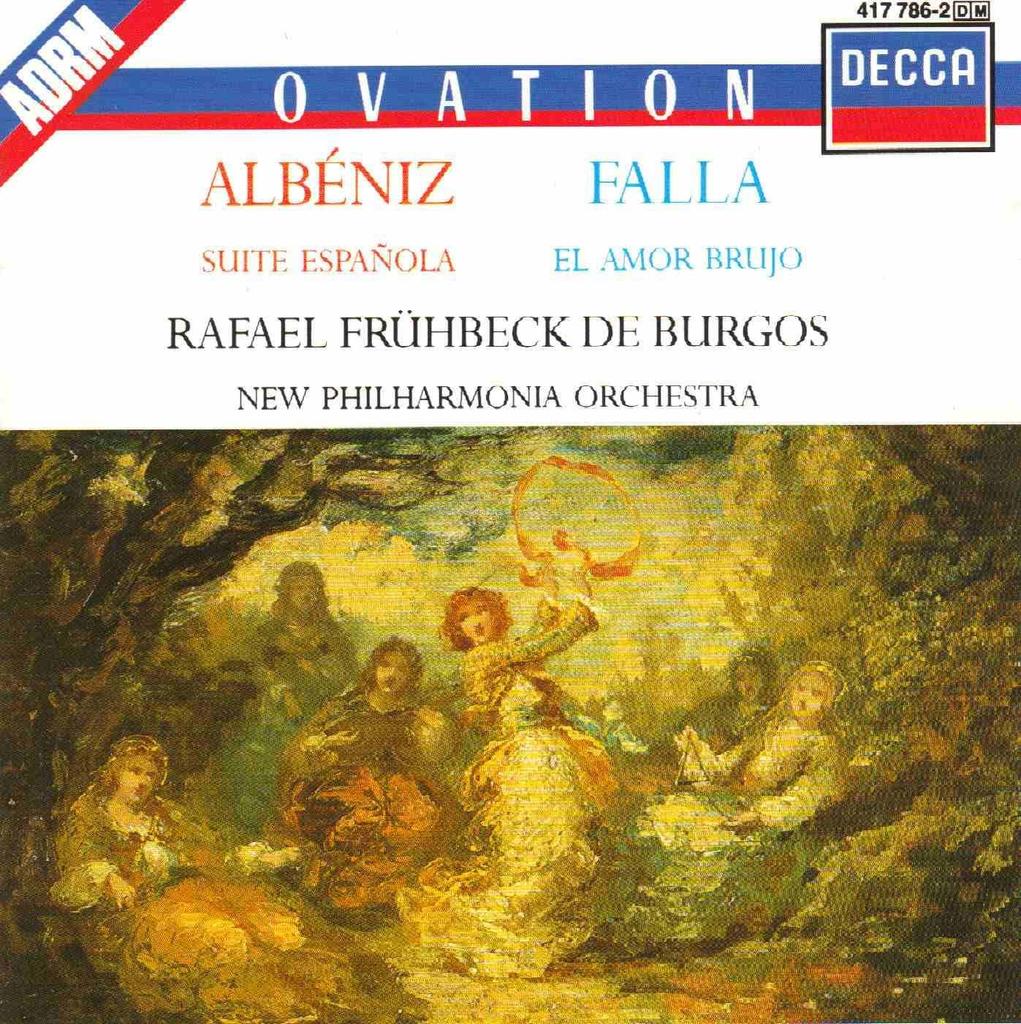 CD ALBENIZ, DE BURGOS; NPO - Suite Espagnola 4177862 Decca 1989 US Classical Used