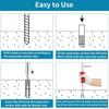 Sturdy 1/4Inch Insert Anchors Setting Tool With Upgraded Design Concrete Fixing Tool For Easy Installation In Concrete