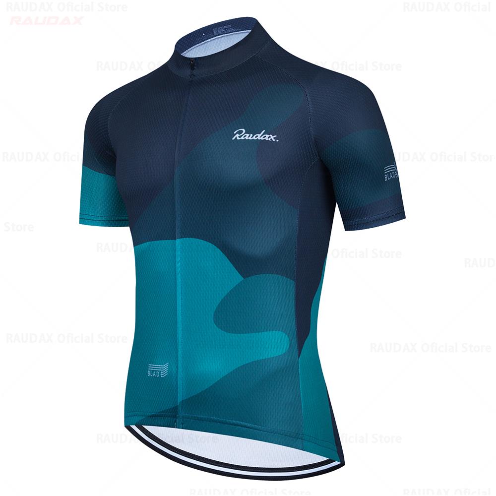 Raudax Cycling Jersey Men's Summer Short Sleeve Bike Shirts MTB Cycling Clothing Ropa Maillot Ciclismo Racing Bicycle Clothes