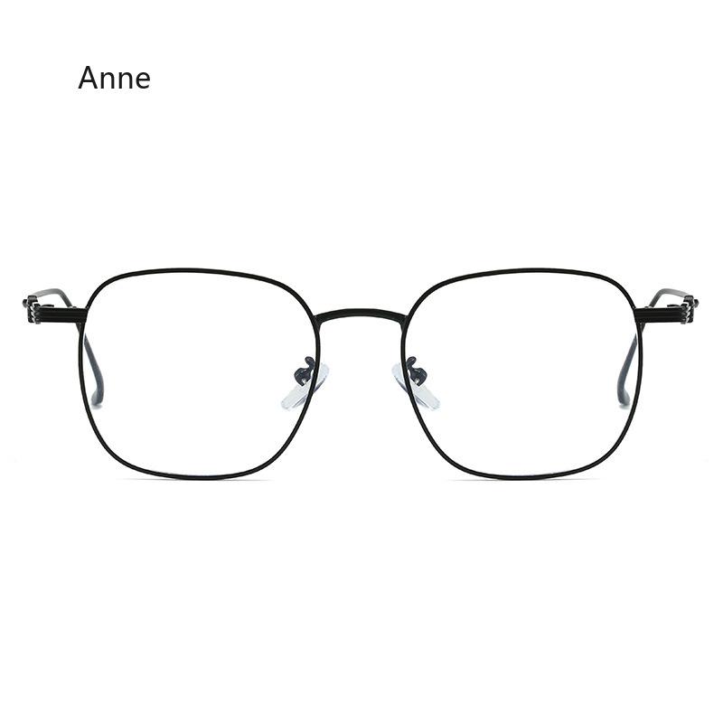 Square Myopia Glasses for Women Men Eyeglasses Metal Frame Prescription Eyewear 0~-6.0 Diopter Gafas De Lectura