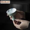 2pc/lot Green Plum High-feet Teacup Boutique Ceramic Master Cup Small Tasting Mug  Antique Meditation Cup Cafes Teaset 70ml