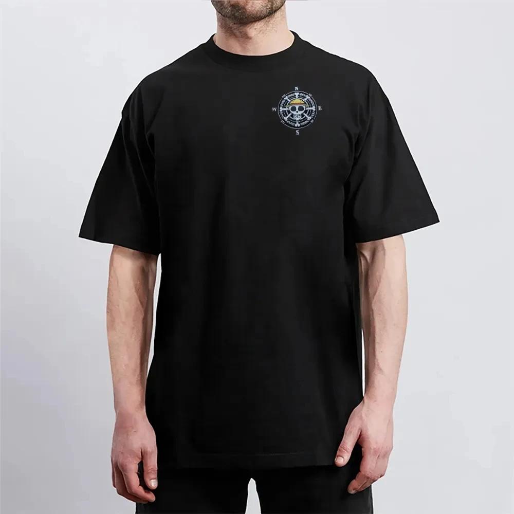 ONE PIECE Three Brothers Short Sleeve Mens and Womens Same Comfortable Short Sleeve Couples Casual Short Sleeve Popular Top