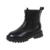 Children's Boots Small Leather Boots Boys' Autumn and Winter Styles Single Boots Girls' Thick Cotton Shoes Students' Performance Fashion Shoes
