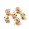 10/20PCS Vintage Bells Charms Cherry Blossom Iron Bells Janpanese Hollow Bells Pendant for DIY Craft Keychain Hanging