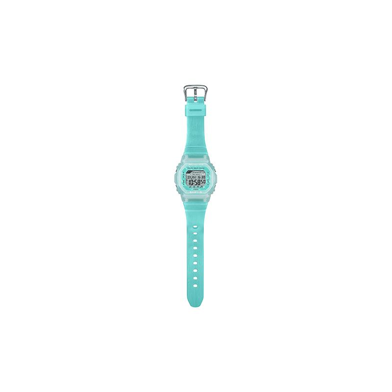 Casio BABY-G Series Classic Candy Square Contrast Color Tide Moon Phase Function Waterproof Quartz Movement Resin Strap Japanese and BLX-565S-2PR
