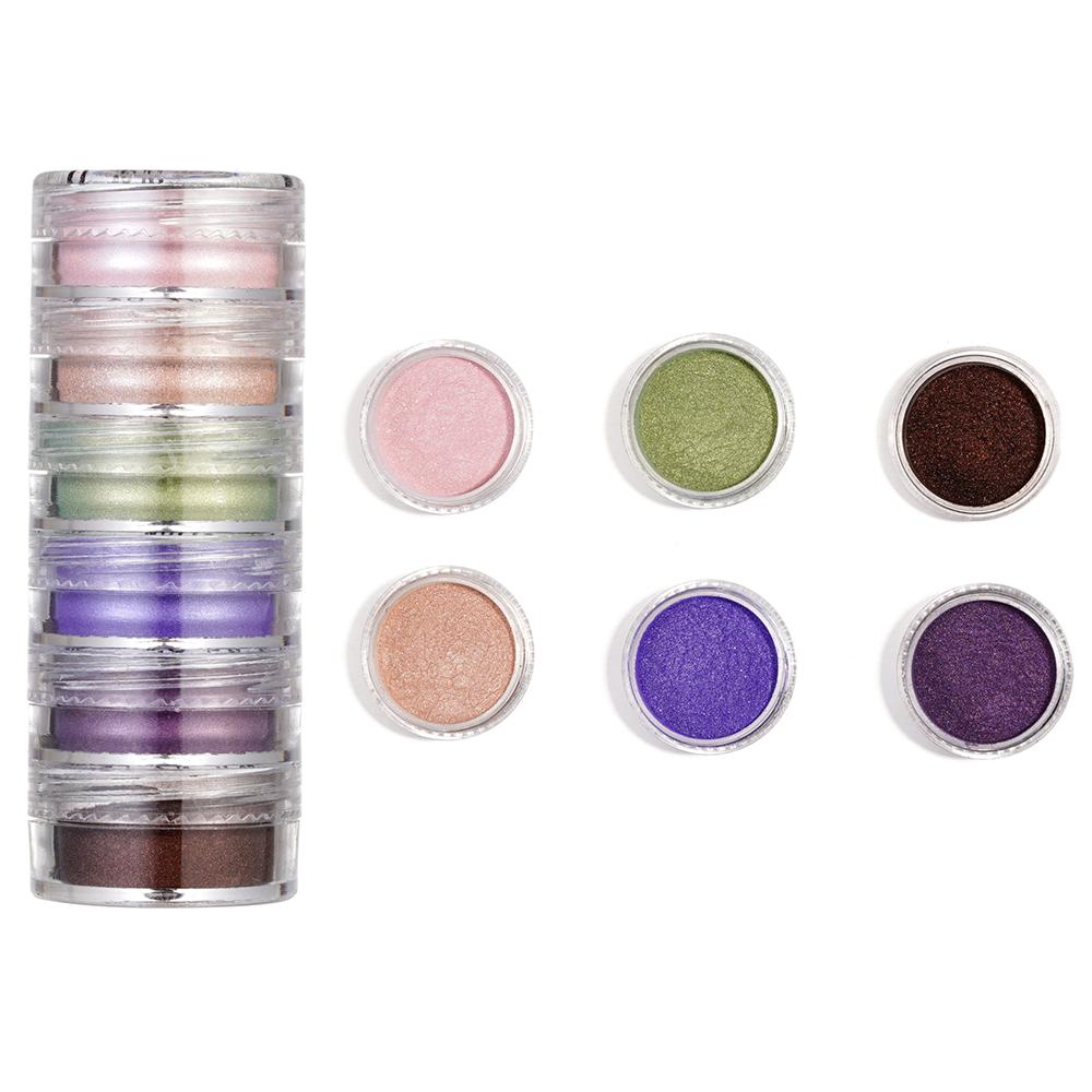 6Colors/Set Pearl Powder Pigment Resin Mold Colorant Dye Pearlescent Epoxy Resin Pigment for DIY Epoxy Resin Crafts Supplies