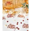 Rose Gold Birthday Confetti for Table Decor,271 PCS Glitter Happy Birthday Decorations for Party Supplies,Table Confetti