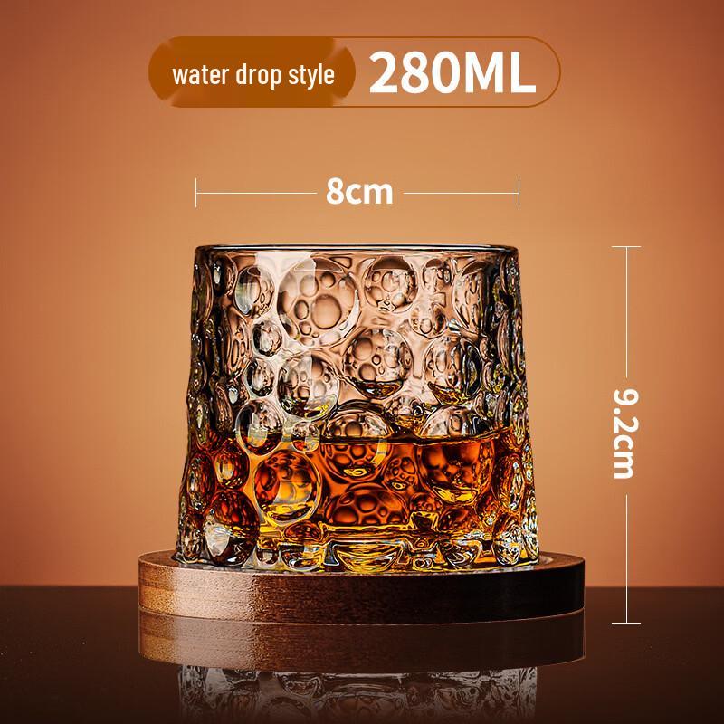 MDNG Tumbler Rotating Whiskey Glass