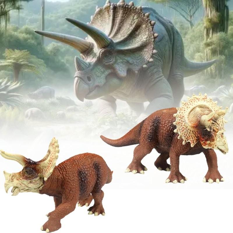 Dinosaur Triceratops Toy Model Desktop Decoration Pvc Material Gift Children