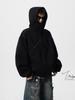 Unisex Pánský/Dámský Těžký Mikinový Svetr s Nýty - Podzim/Zima 2025 Trendy Volná Bunda