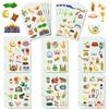 16 Sheets/set Middle East Moon Festival Cartoon Stickers for Kids DIY Scrapbooking Journal Decorations Gift Stationery