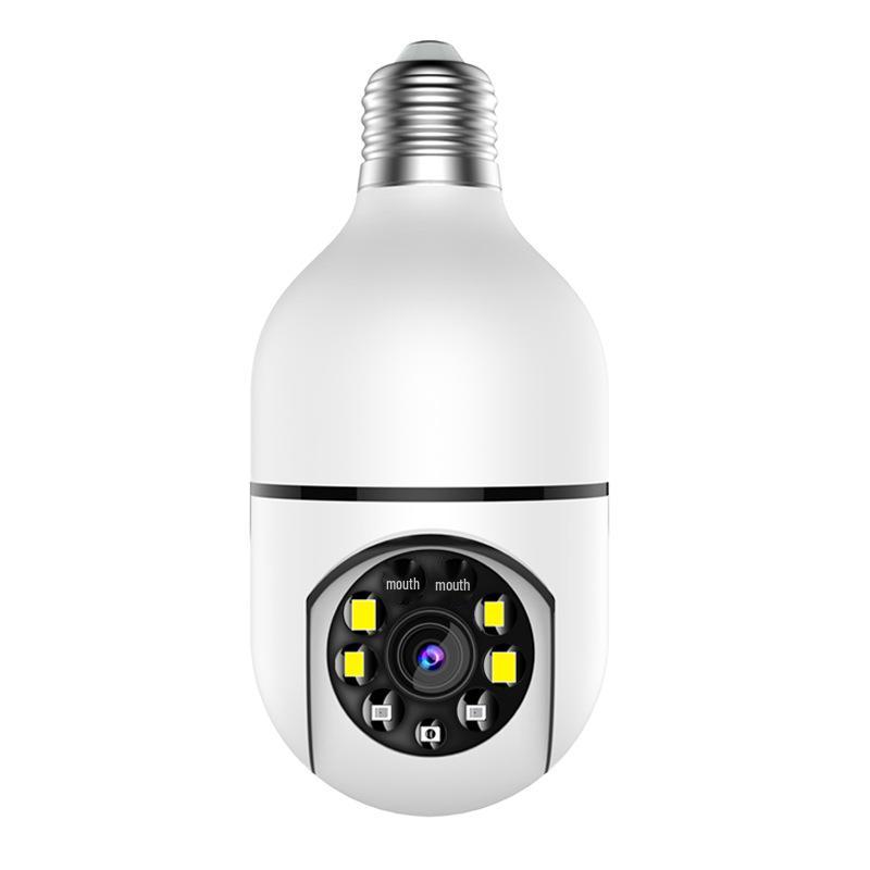 

WiFi E27 Indoor Monitoring Camera with HD Full Color Night Vision and Mobile Remote Access HD Camera (English, No Memory)