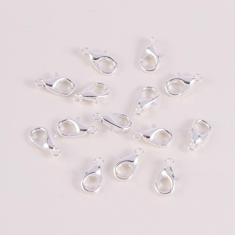 18K Goldgefülltes Armband und Halskette Karabinerverschluss-Verbinder – DIY Schmuck Federring-Zubehör.