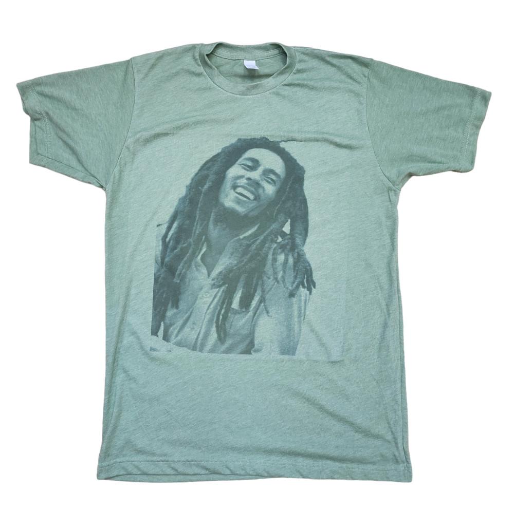 NEW Bob Marley Tshirt Cotton green Short Sleeve S5XL gift soft style Graphic Unisex T-Shirt XXXXL
