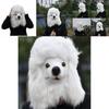 Poodle Costume Mask Latex Animal Dog Headgear For Halloween Party Photos