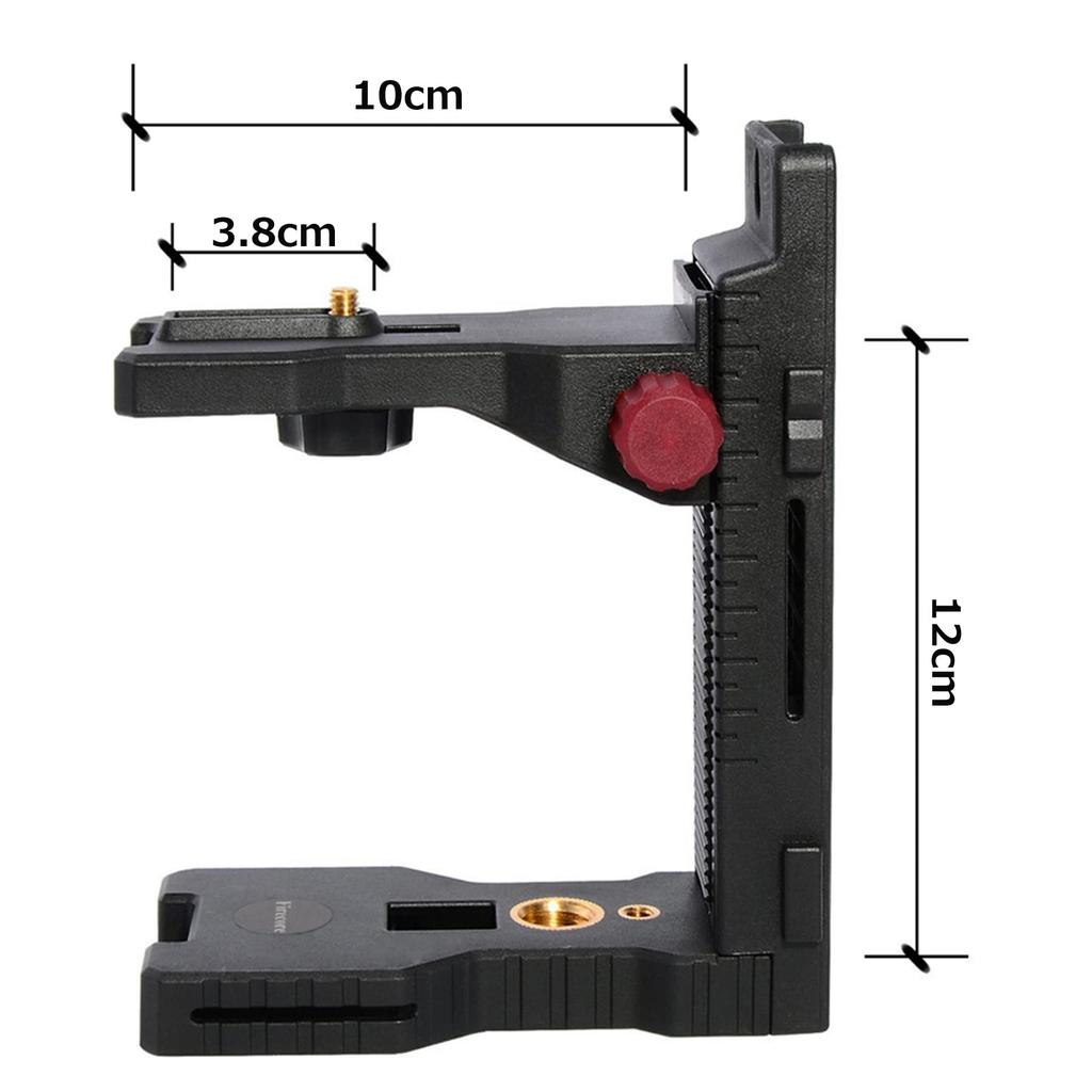 Firecore FLM60A Magnetic Laser Level Magnetic Adjustable Wall Elevator Mount with Height Magnetic Laser Tripod Laser Level for Leveling Mount, Clamp,