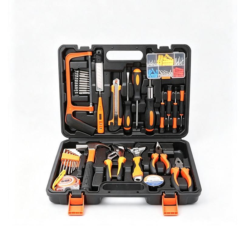 Home Repair Kit: Includes Pliers, Adjustable Wrench, Screwdriver & Claw Hammer for Electricians & Carpenters
