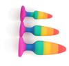 Colorful Liquid Silicone Butt Plug for Men & Women - G-Spot Flirting Toy