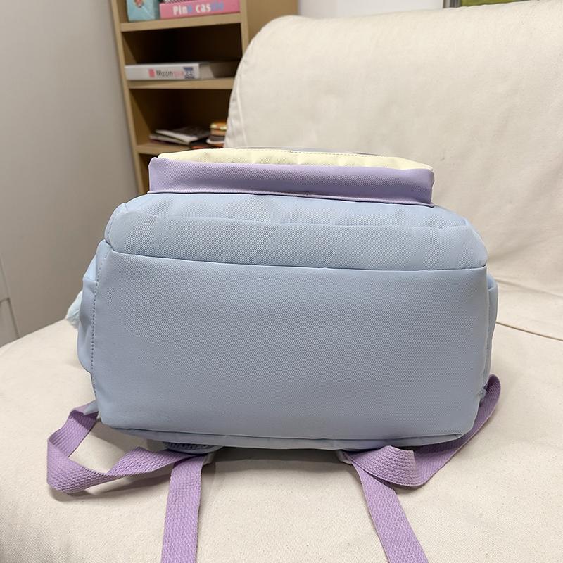 Mochila Escolar de Dibujos Animados para Mujer de Gran Capacidad para Estudiante de Secundaria