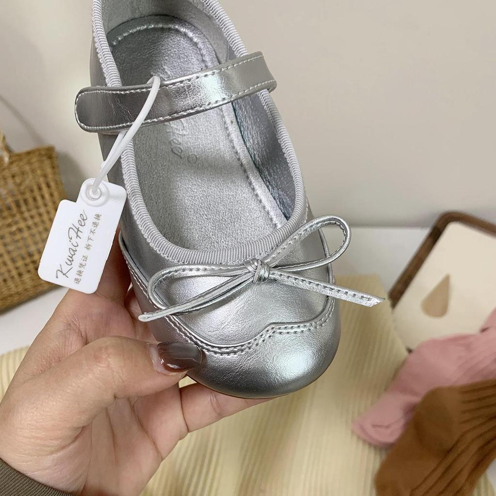 Bowknot Leather Princess Shoes for Baby Girls