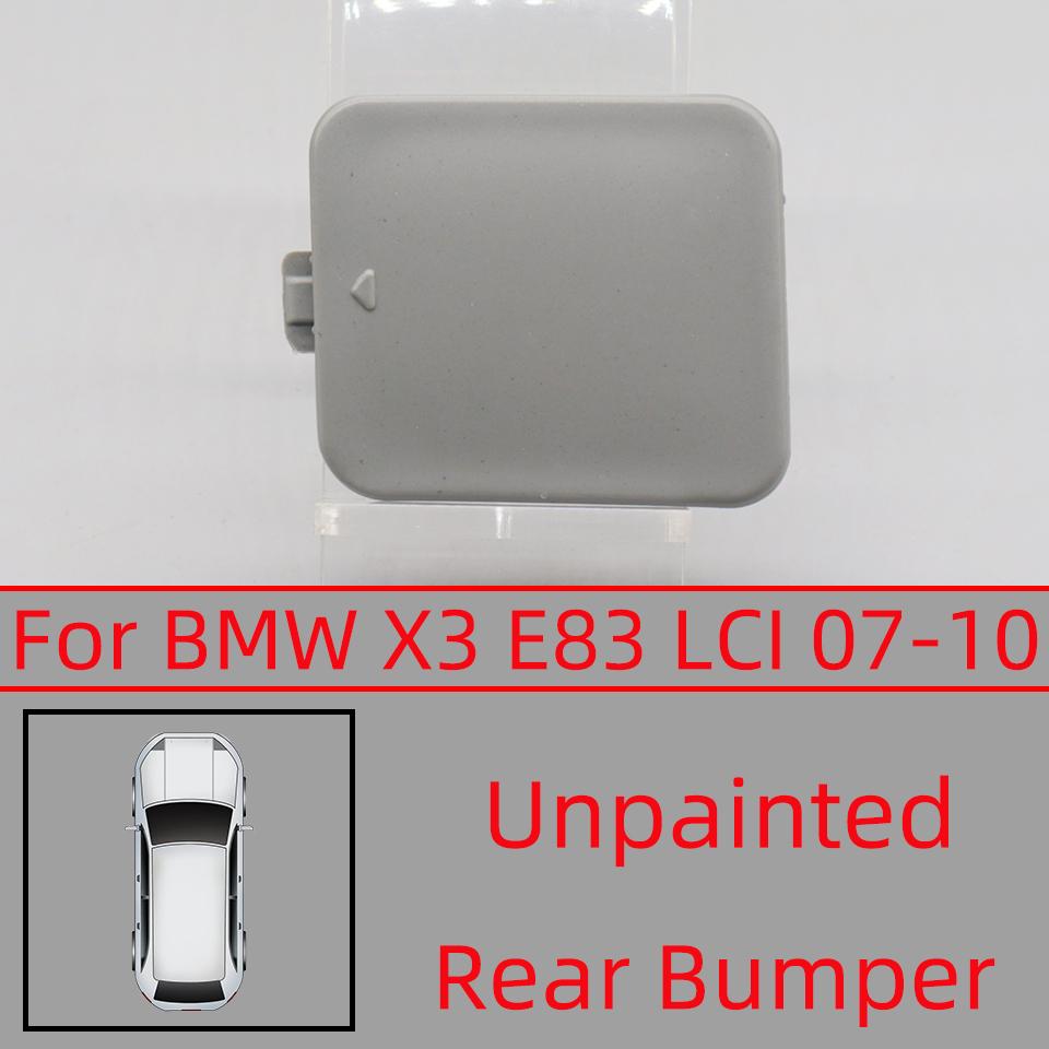 

Car Rear Bumper Towing Hook Eye Cap Cover For BMW X3 E83 LCI 2007-2010 High Quality Tow Shell Lid Painted Black Whtie Silver