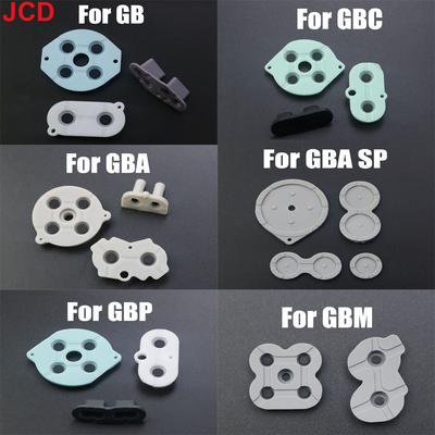 JCD 1 Set Rubber Conductive Buttons For Game Boy Classic GB GBA GBC GBP GBA SP GBM Silicone Pad Keypad A-B D-pad Button