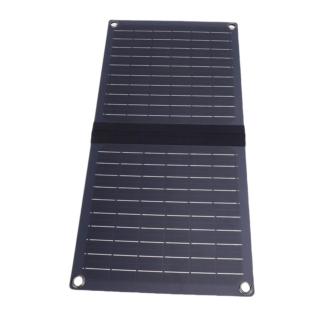 16W 5V Foldable Solar Panel Monocrystalline Silicon IP67 Rainproof USB A Type C Portable Solar