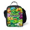 Child Hot Game For P-Plantss Vs Z-Zombiess School Backpack with Lunch Bags ,Pencil Bags ,School Bags for Boys Girls Best Gift