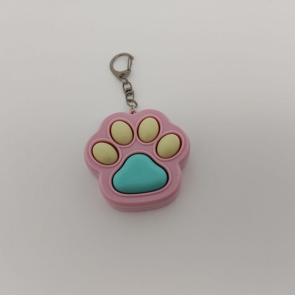 

Cartoon Kawaii Cat Claw Button Decompression toy Key Ring Pendant Cute Couple Car Bag Pendant Creative keychain