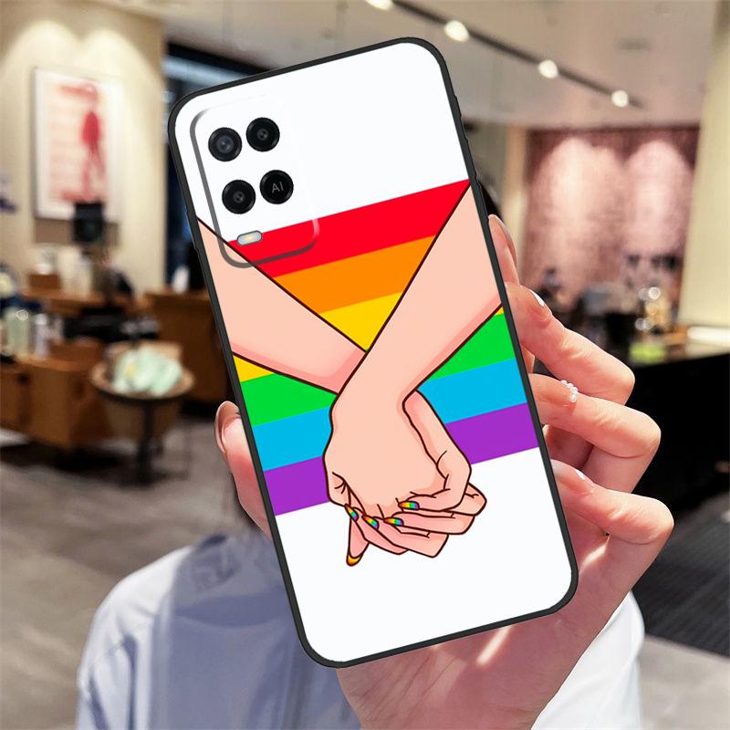 LGBT Gay Lesbian Pride Case For Oppo A78 A98 A79 A18 A38 A58 A40 A60 A80 A16 A76 A96 A15 A74 A94 A54 A17 A77 Cover