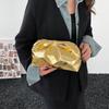 Pleated Trend Versatile Solid Color Premium Cloud Bag Women's Personality Casual Fashion Storage Niche Design Clutch Bag