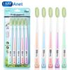5-Pack Family Toothbrush Set with Soft Green Tea-Infused Adult Bristles