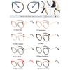 New Design Stylish Women Cat-Eye Shaped Presbyopia Eyeglasses Anti Blue Light PC Screen Glasses Trend Circular Double +Color Frame 0 to +6