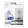 Pawfly 10 Hooks, Adhesive Hooks, Wall Hanging Hooks, Supports Up To 15 Kg, For Heavy Loads, No Nails, Transparent Waterproof, For Kitchen and