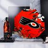 Flyers Hockey Logo Art Umbrella Folding umbrella, automatic umbrella 8-Frame for Travel, camping Use Gift for Halloween Christmas