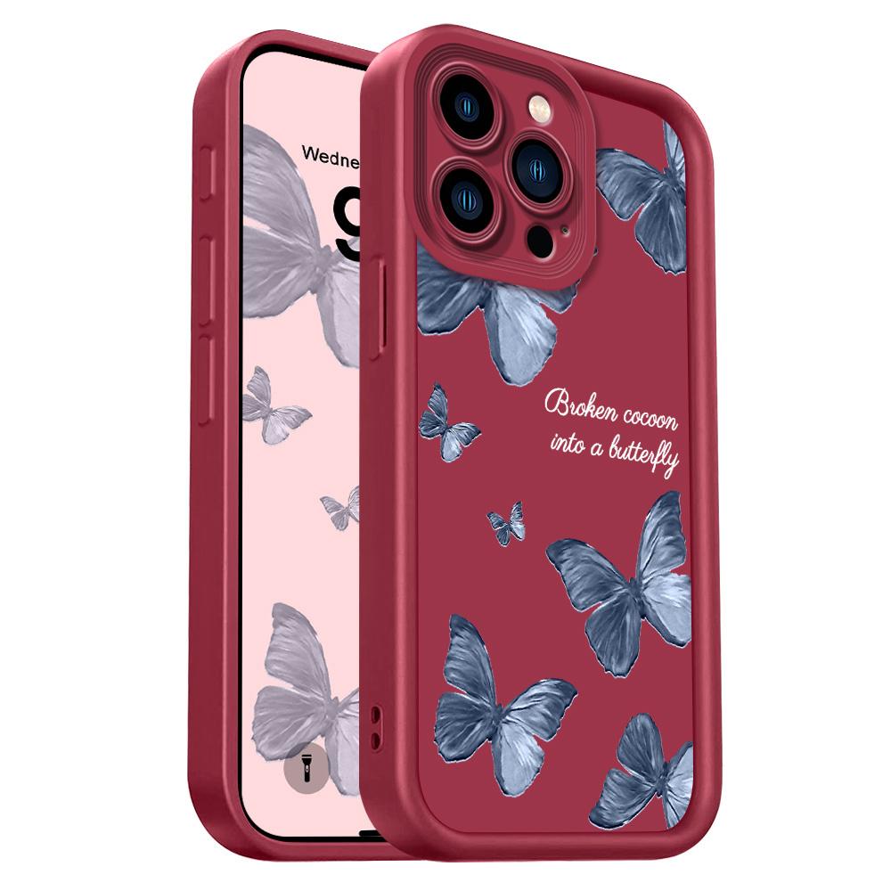 

Flying Butterflies Phone Case For IPhone 13 12 11 Pro Max Mini 7 8 6 6S Plus X XS XR SE 2020 2022 Staircase Soft Cover iPhone 13 Pro