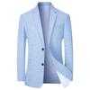 Men's Fashion Business Solid Color British Style Professional Work Groom Wedding Dress Best Man Blazer Jacket