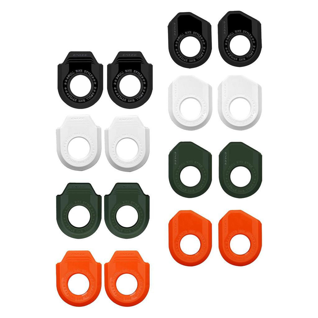 TPU Bicycle Crank Arm Protector Universal Crank Boots Spare Set Dustproof Sleeve for Bike Crankset MTB Riding