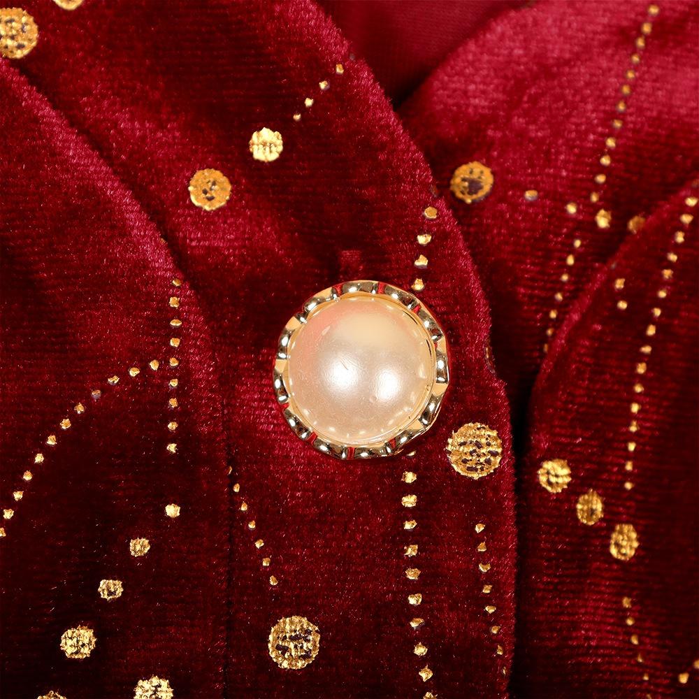 GMXIA Γυναικεία μόδα casual μονόχρωμη στάμπα με μακρυμάνικο V λαιμόκοψη και πουκάμισα