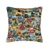Camping Adventure Pillow Case  Soft Pillow Cover Cute Funny Pillowcases For Chair Sofa Home Decor