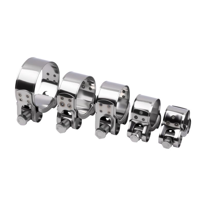 304 Stainless Steel European-Style Heavy-Duty Worm Drive Hose Clamp