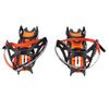 12 Spikes Ice Cleats Adjustable Crampons for Hiking Climbing Snow Walking Shoes Men and Women with Storage Bag 12 Teeth