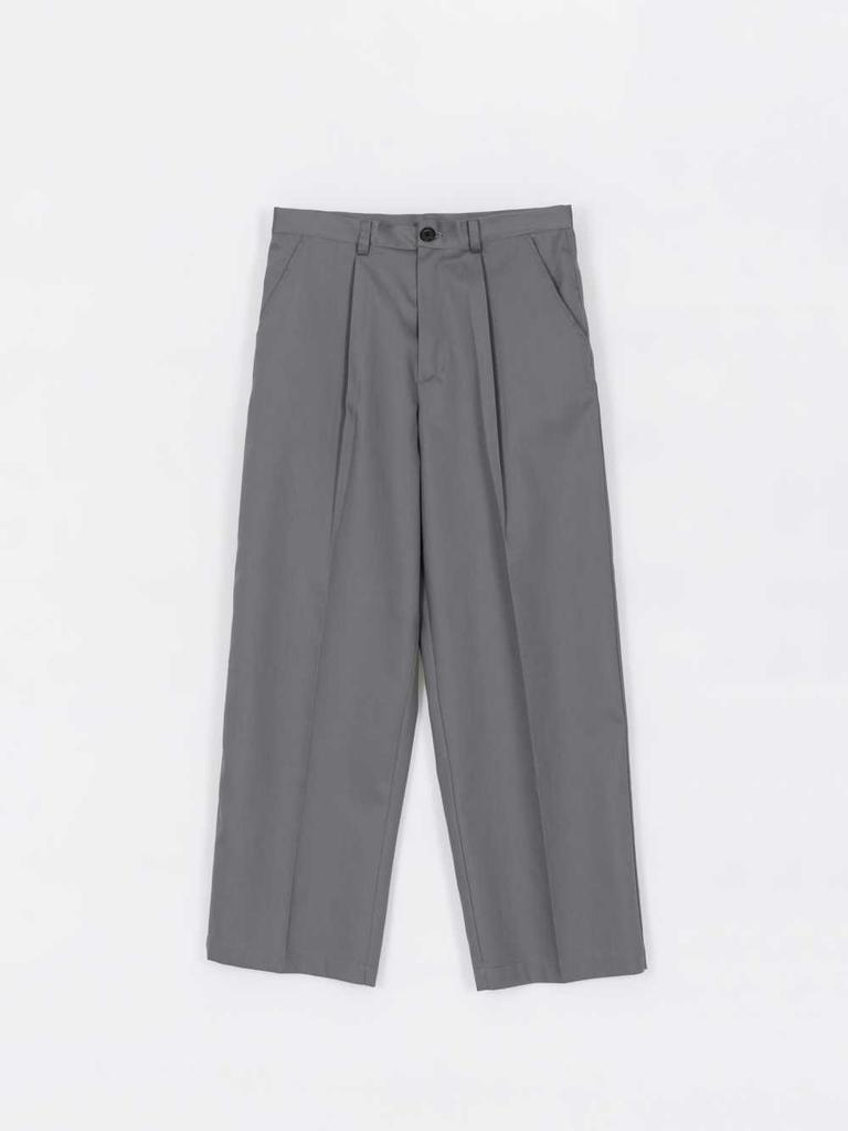 261EUI Back Low Pocket Pants Gray