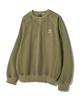 GAKKAI UNIONS Cut-Out Raglan Pigment Sweatshirt Olive