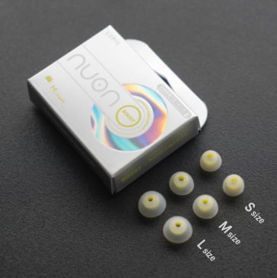 LEPIC Nuon Boost Spatial Sound 2 Compatible with Wired and Wireless Earphones 2026 Award LPC-NB-STD-S Earbuds, Small, Pairs, [VGP Winner]