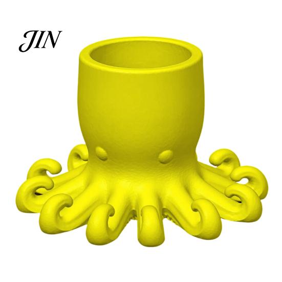 Stationery Holder for Office 3D Printed Pen Holder, Octopus Shape Pencil Cup, Cute Ocean Style Decor Animal Desktop Organizer Home Accessory
